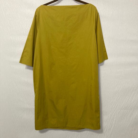 COS Women’s Size 6 Mustard Yellow Shift Dress Minimalist Work - Picture 2 of 5